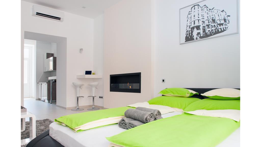 In The City Budapest Apartments Oda fotoğraf